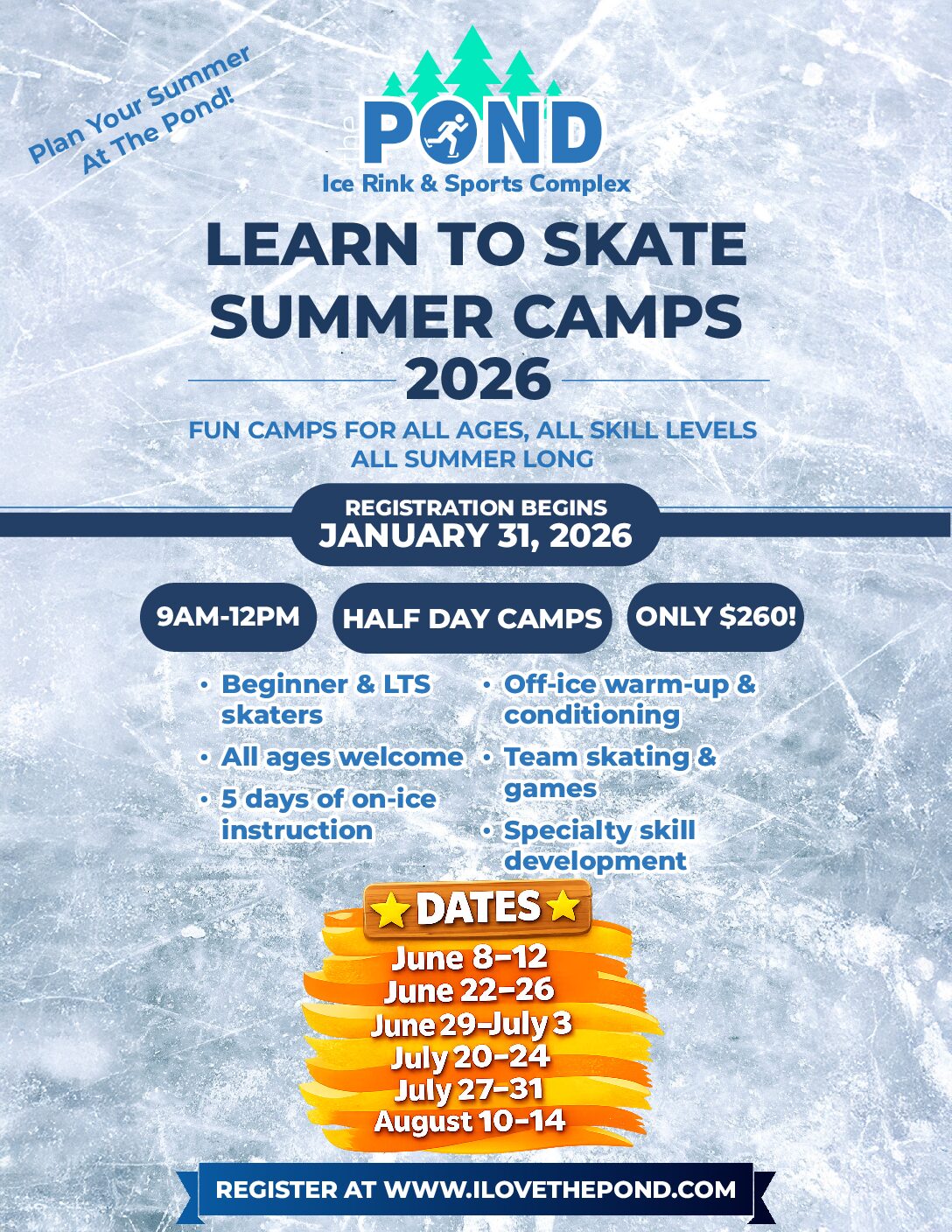 2026 Learn to Skate Camps